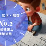 法規【面積・高さ・階数】延べ面積・屋上部分・後退距離の特例・高さの緩和