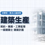 建築生産|契約・業務・工事監理 一級建築士 建築計画|分野別・要点と過去問(資格教材キング)