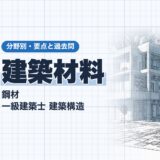建築材料｜鋼材 一級建築士 建築構造｜分野別・要点と過去問（資格教材キング）