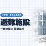 法規【避難施設】直通階段・歩行距離・避難階段・特別避難階段・出口