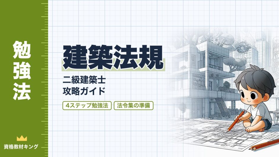 建築法規｜二級建築士 攻略ガイド｜勉強法（資格教材キング）