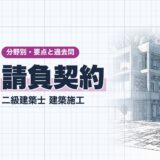 請負契約|二級建築士 建築施工|分野別・要点と過去問(資格教材キング)