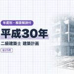 二級建築士 計画 平成30年 過去問