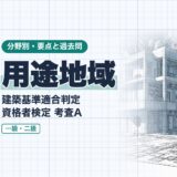 用途地域|建築基準適合判定 資格者検定 考査A|分野別・要点と過去問(資格教材キング)